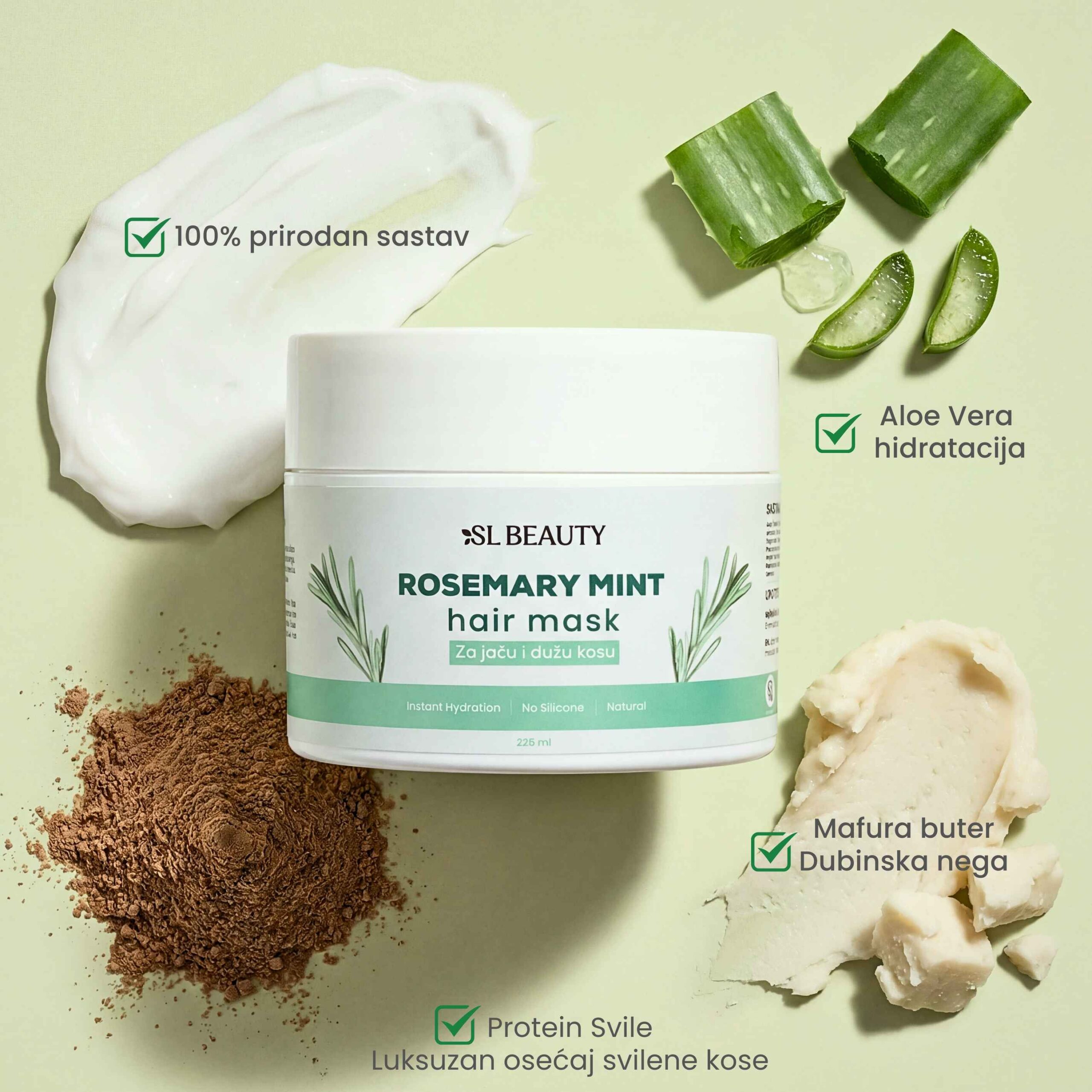 Prirodna maska za kosu