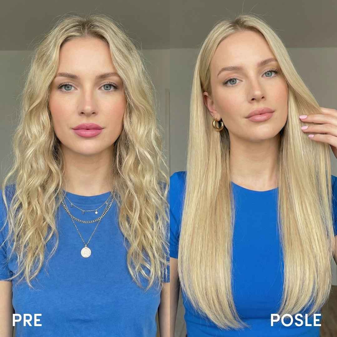 pre i posle set za kosu